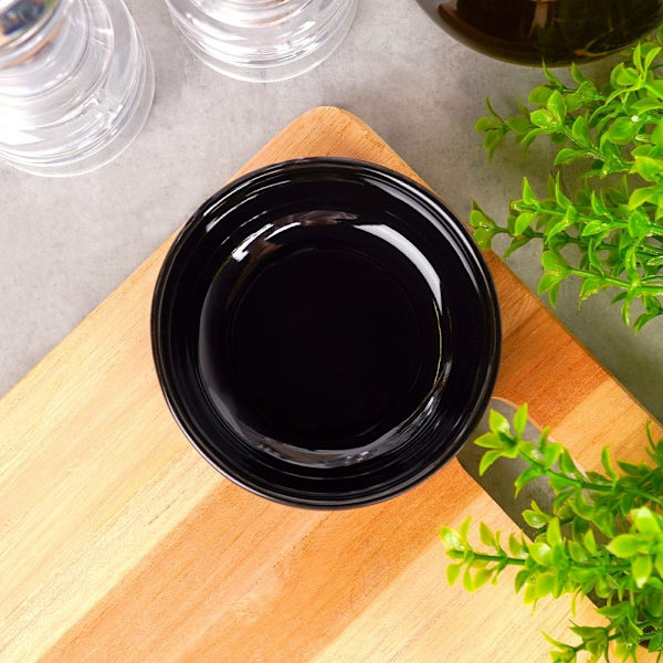 Sort stentøjsskål 150 ml - Perfekt til dips og snacks