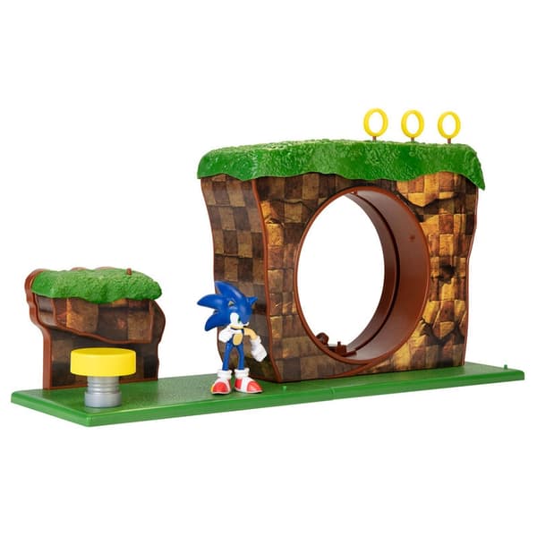 Sonic Green Hill Zone -leikkisarja figuureilla ja tarvikkeilla