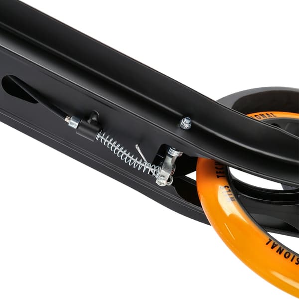 Hvid-orange sparkescooter, justerbar højde
