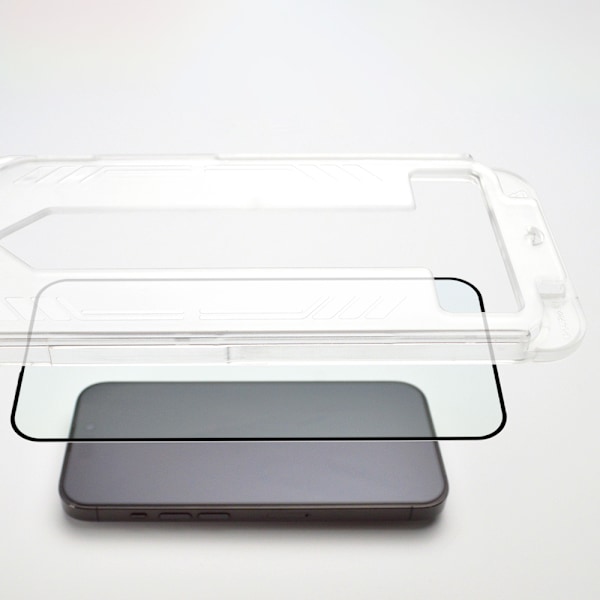 9H hærdet glas med monteringsramme til iPhone 13 Premium Glass sort