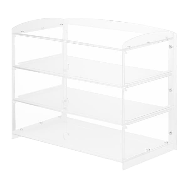 3-lags akryl bagerimontre – vippelåge, 45 cm