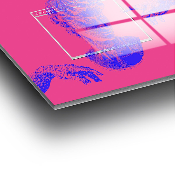 Dekorativt hærdet glasmaleri UV-766 70 x 100