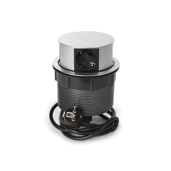 4-vejs pop-up skrivebordsstik - Schuko