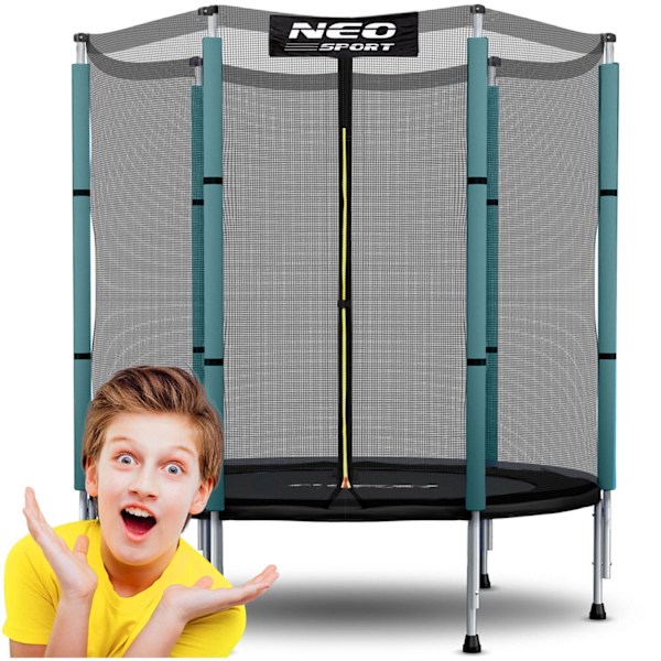 Børnetrampolin til haven 140 cm (4,5 fod) fra Neo-Sport