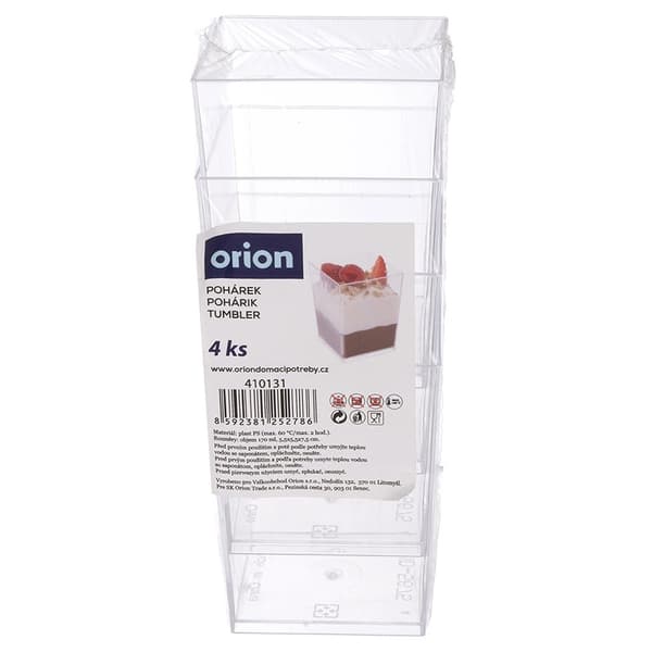 Dessertkoppset, 160 ml, Återanvändbara, 4 delar