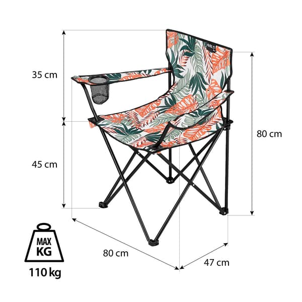 Campingstol, hopfällbar, lätt, bärbar