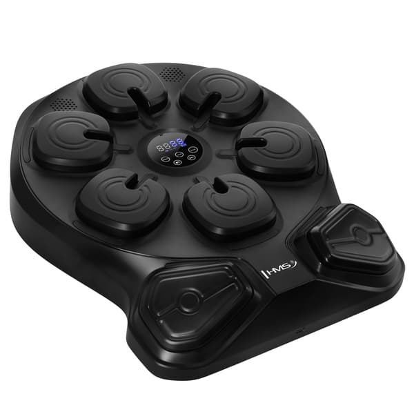 Interaktiv musikboxningsmaskin med Bluetooth och handskar