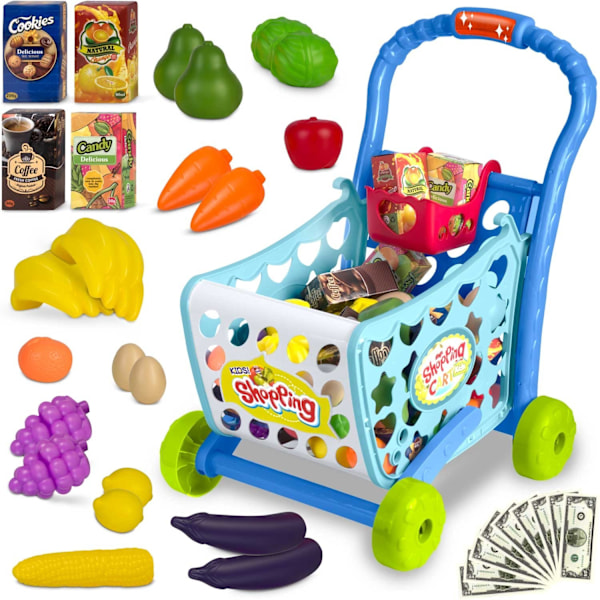 Ricokids blå indkøbskurv 773400