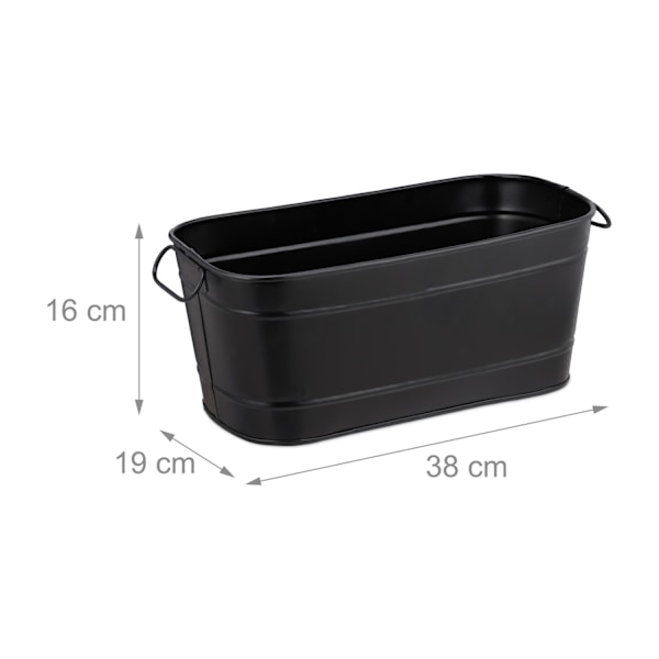 Blomlåda av metall