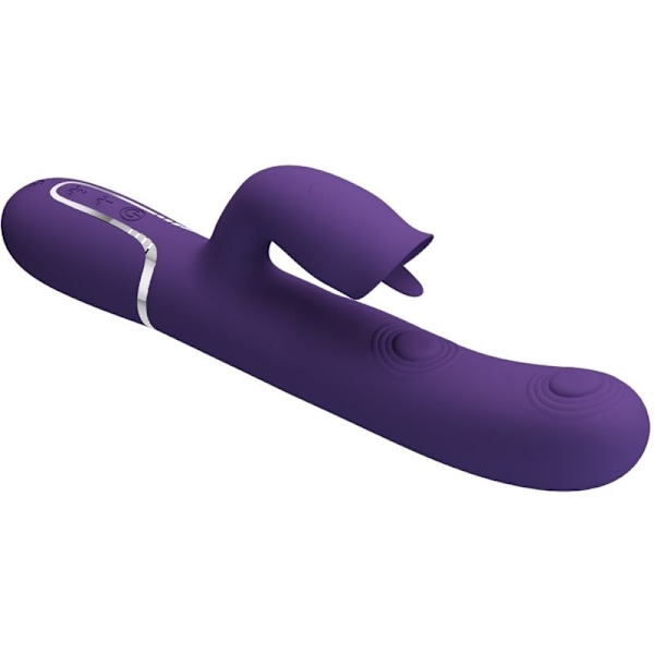 Pretty Love - Rabbit Vibrator Licking Purple