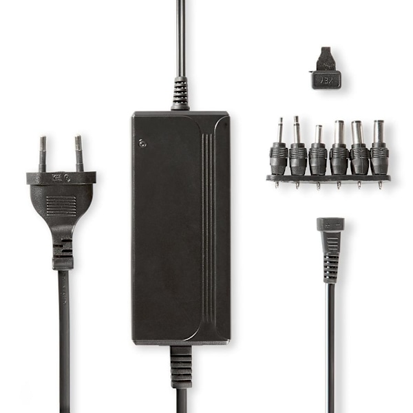 Nedis Universal Power Adapter, 36W - Sort Sort