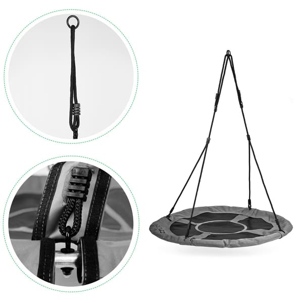 Havegynge, 100 cm, grå ECOTOYS