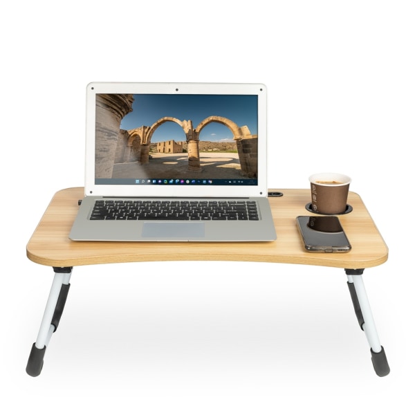 Fällbart laptopbord för sängställ