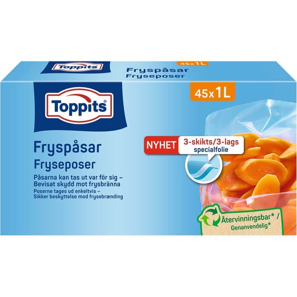 Soppåsar 1L, 45-pack
