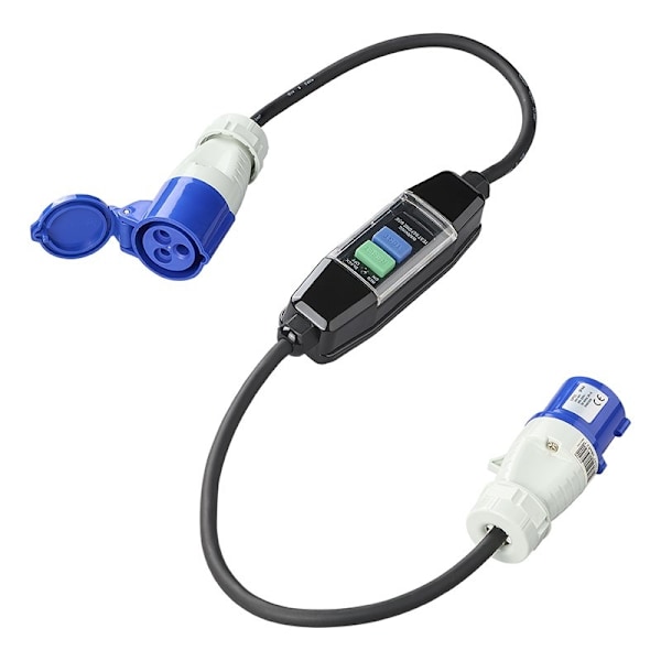 Adapterkabel 120cm 3x1,5mm² CEE + fejlstrømsenhed