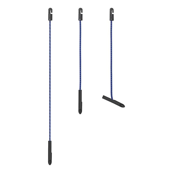 Presenningstrammer blå 280mm - sæt med 4 stk