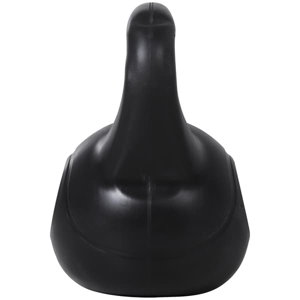 Kettlebell 10 kg, sandfyldt, sort, begyndervenlig
