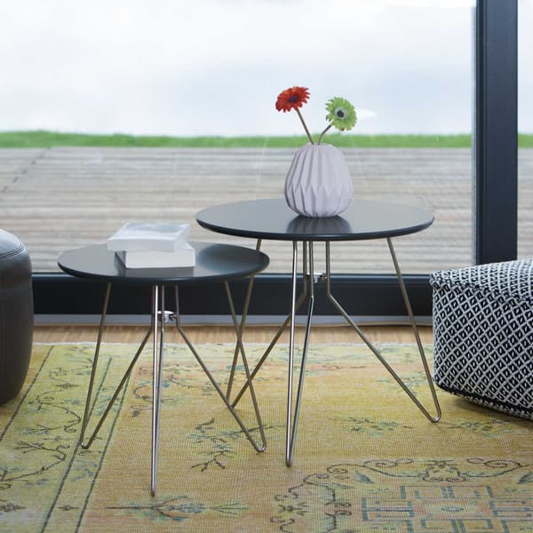 Dukat bord med 3 metallben
