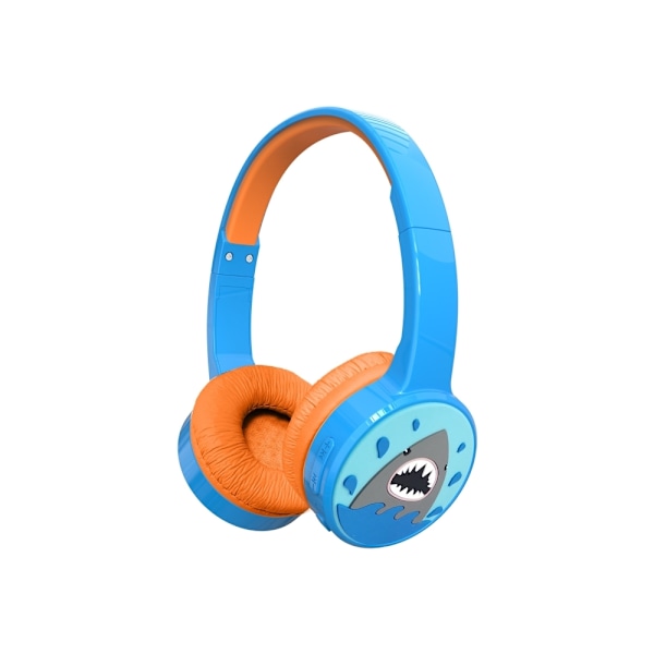 DENVER BTH-107BU - Kuulokkeet mikrofonilla - täysikokoinen - Bluetooth - langaton, langallinen