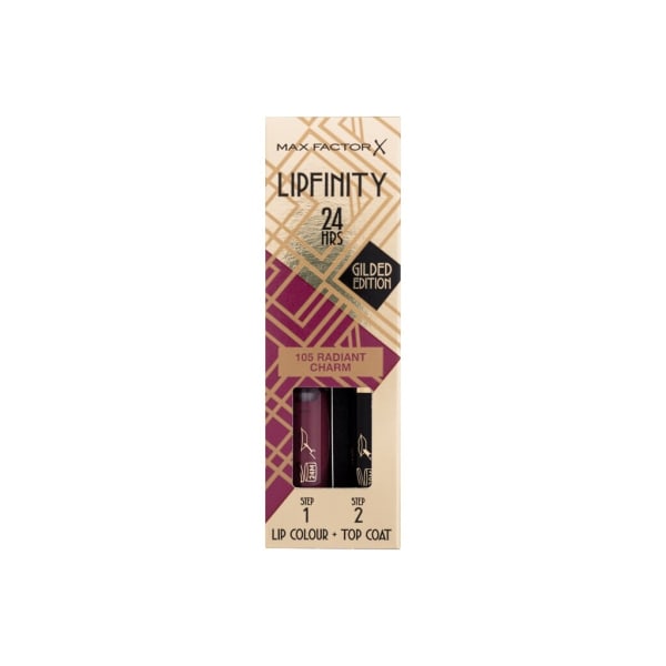 Max Factor - Lipfinity 24HRS Lip Colour 105 Radiant Charm - For Women, 4.2 g