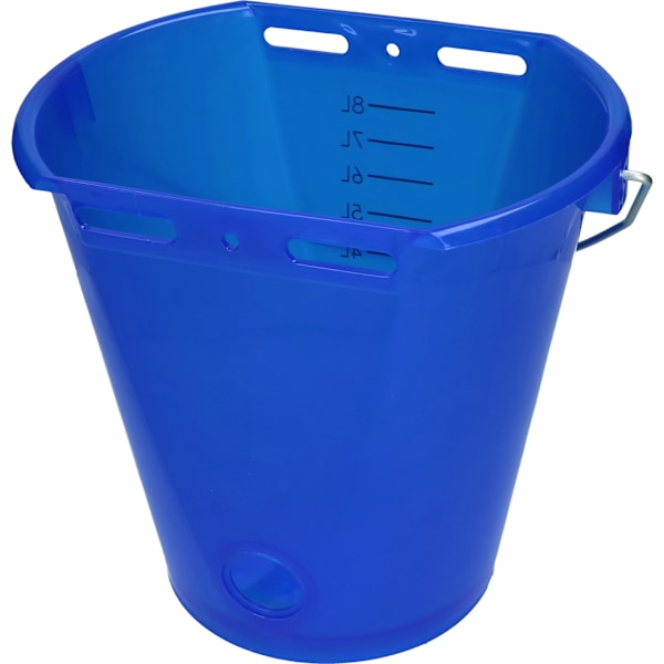 Kalvhink blå transparent 2-sidig platt