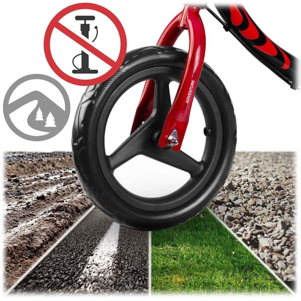Balanscykel för barn, lätt, justerbar sits