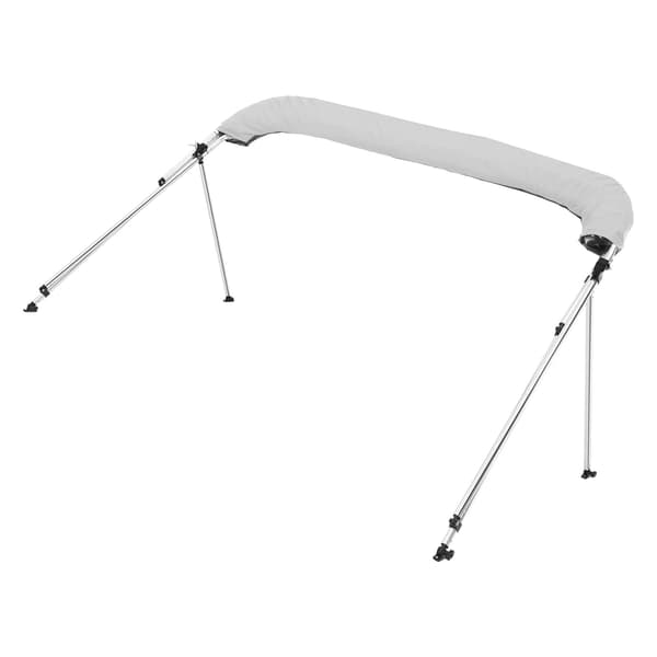 Biminitopp för båt med 3 bogar, 600D polyester, aluminiumram, 1,88 m