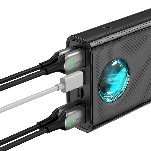 Amblight powerbank 65W 30000mAh Overseas Edition sort
