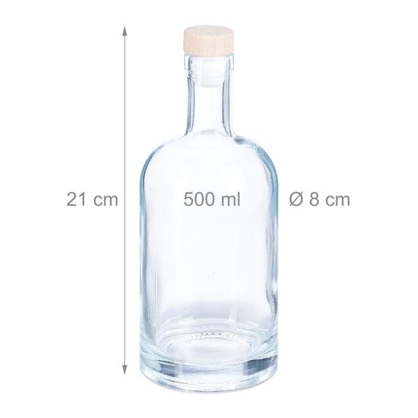 Genopfyldelige flasker 12-pak 500 ml