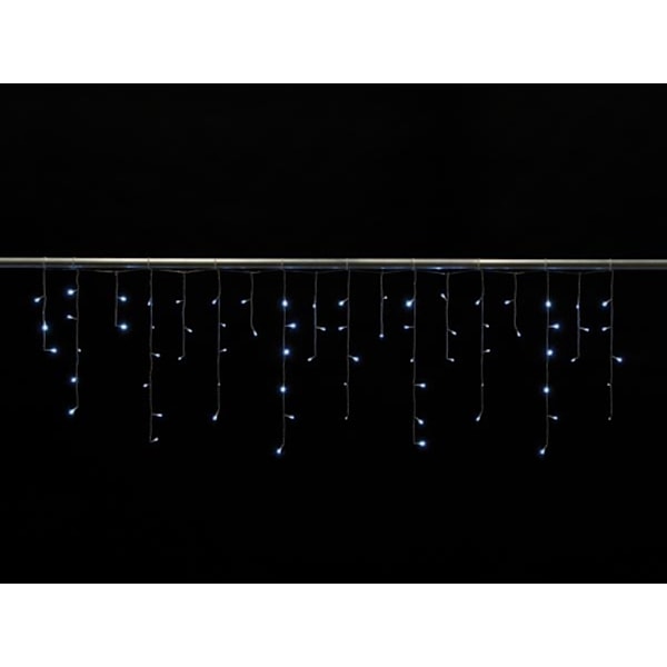 Cascade Light Led - 2 X 0,6 M - 72 vita lampor - Transparent tråd - Modulator - 24 V
