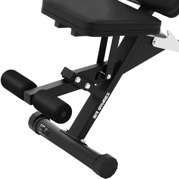 Lutande träningsbänk, justerbar 90-180 grader, upp till 100 kg