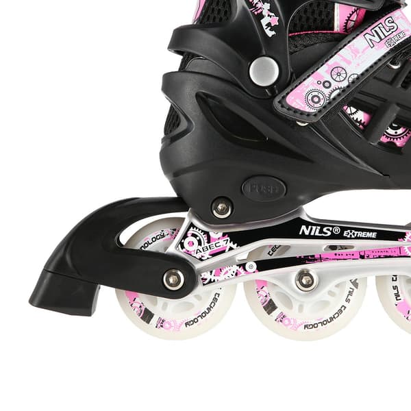 Inline & luistimet, vaaleanpunainen LED, koko M (35-38)