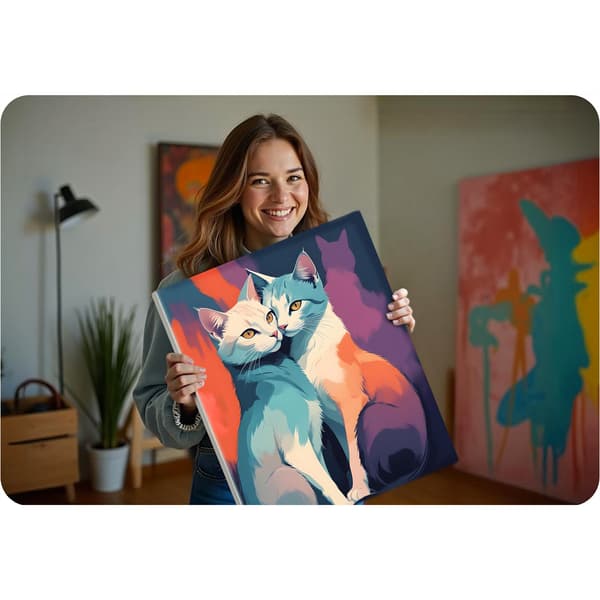 Målning efter siffror 40x50 cm Massido Cats