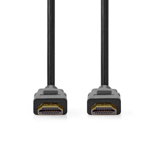 Ultra High Speed ​​HDMI ™ kabel | HDMI™ Stik | HDMI™ Stik | 8K@60Hz | 48 Gbps | 2.00 m | Runde | 6.5 mm | Sort | Plastikpose