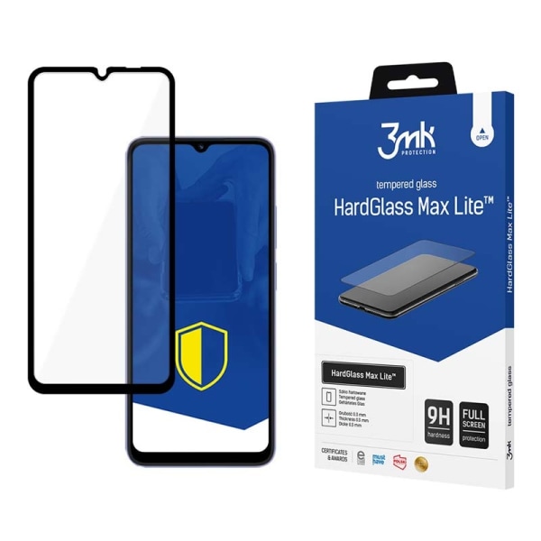 3mk HardGlass Max Lite - härdat glas för Xiaomi Redmi 12C (svart