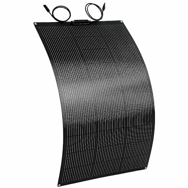 100W flexibel solpanel, 24,6 % effektivitet, dubbel USB