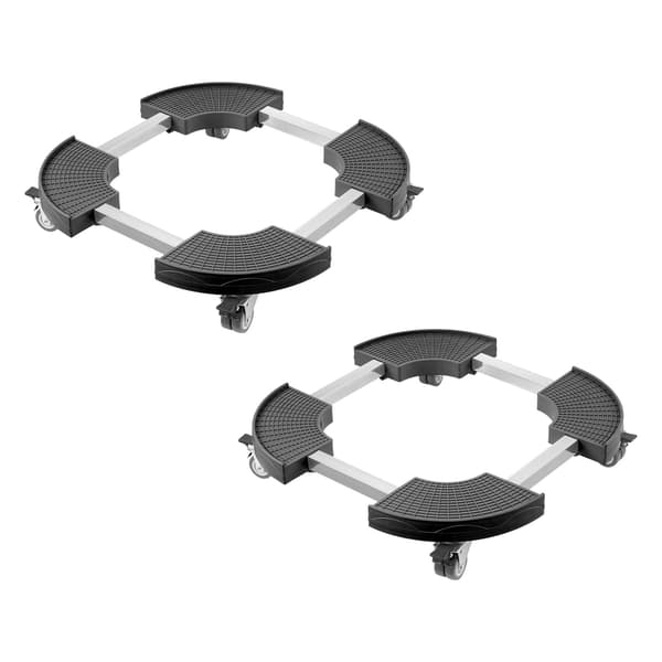 Papperskorgvagn 2-pack, 4 låsbara hjul, 180 kg