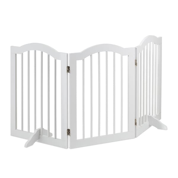Hvid sikkerhedslåge 70 cm