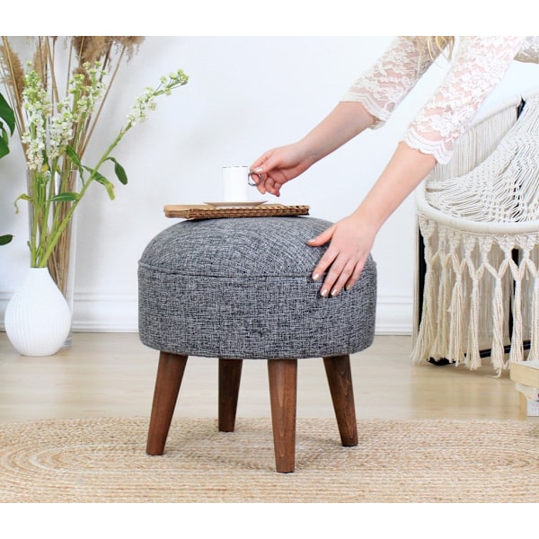 Pouffe Deff - harmaa