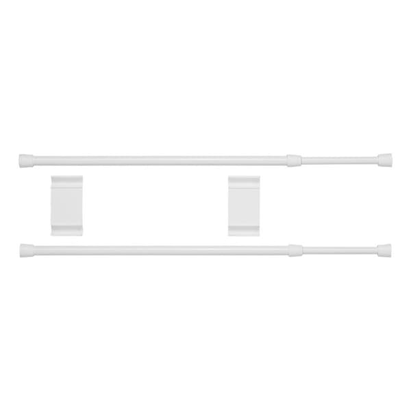 Dubbel skåpsstång utdragbar 41-71cm
