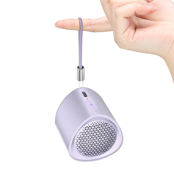 Liten Mini TWS Nimo Bluetooth 5.3 5W trådlös högtalare lila