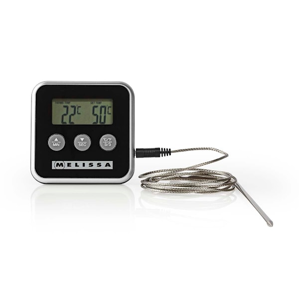 Digital kötttermometer med larmtimer och LCD-skärm