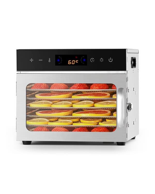 Mattorkmaskin, 6 rostfria brickor, 400W, 24 timmars timer