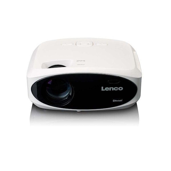 Full HD 1080P LCD-projektori, jossa Bluetooth White