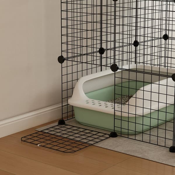 DIY kattebur med aktivitetscenter, 4 niveauer, 5 døre