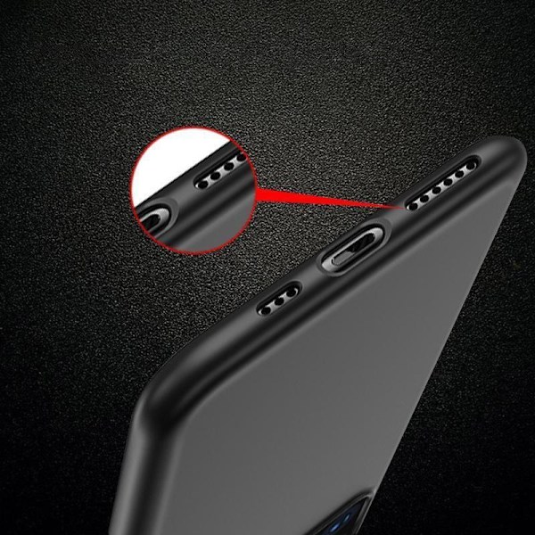 Flexibelt gelfodral för iPhone 15 Soft Case, svart