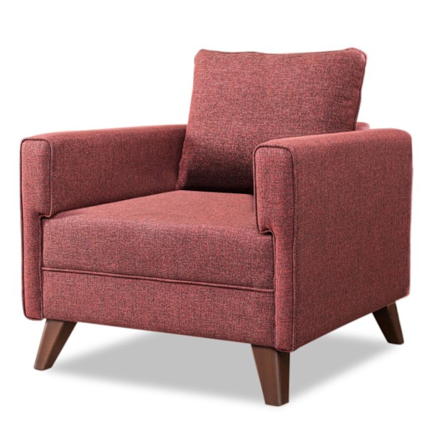 1-sædet Sofa Bella Lænestol - Claret Rød