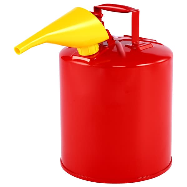 Säkerhetsgasdunk 5 gallon typ I, flamskydd, tratt