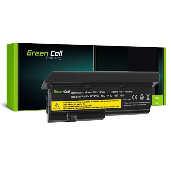 Green Cell batteri 42T4650 för Lenovo ThinkPad X200 X201 X200s X201i