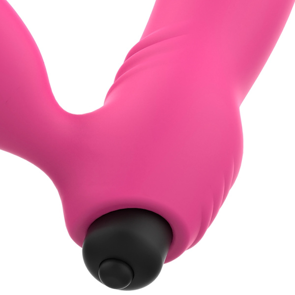 Ohmama - Bix Double Stimulation Vibrator Xmas Edition vaaleanpunainen